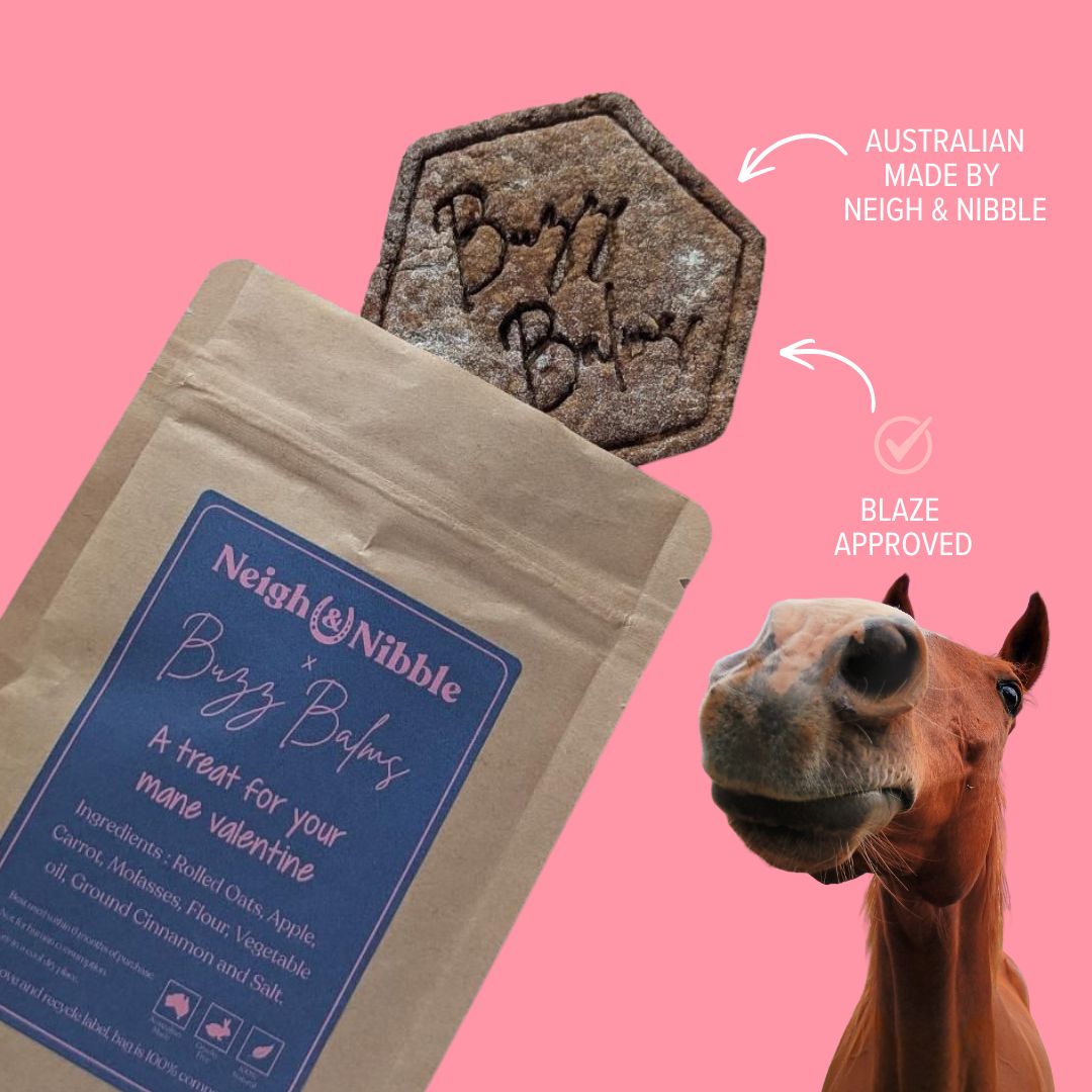 Buzz Balms V-day Horse Cookie